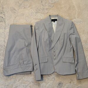 Isabel and Nina Women’s Pinstripe Pantsuit